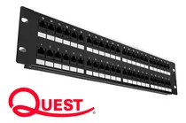 Comprar Patch Panel 48 Puertos Cat 5e Quest Rack, Redes, Voz Data|