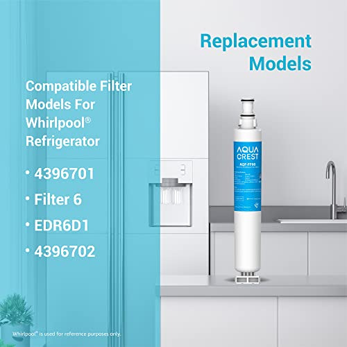 Filtro De Agua Para Heladera Aqua Crest 4396701, Repuesto Pa