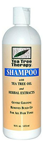 Champú Con Aceite De Árbol De Té Y Extractos Herbales, 16 Oz