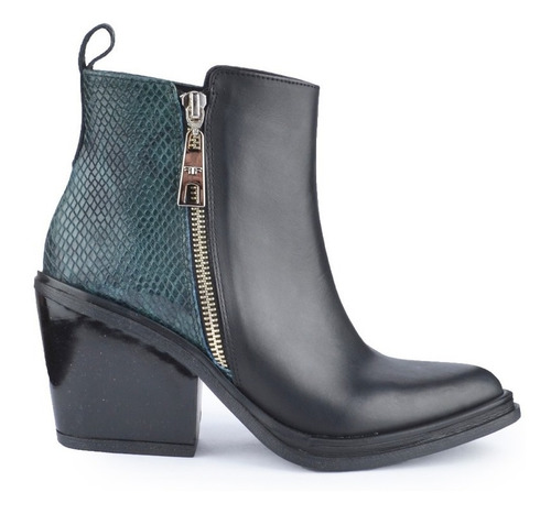 Imagen 1 de 7 de Botinetas Botitas Botas De Mujer De Cuero Kioto - Ferraro