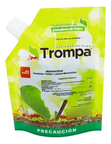 Trompa Hormiguicida Mata Hormigas De Jardín 100 Gr 