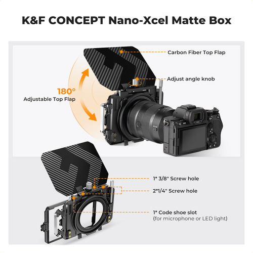 Caja Mate K&f Concept Mini+nd8 Para Cámara Réflex Digital De