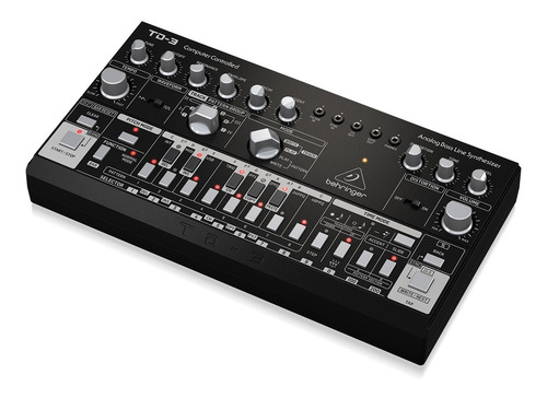 Imagen 4 de 5 de Sintetizador Behringer Td-3-bk Negra Analógico De 16 Voces