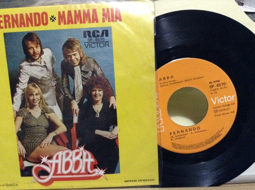 Disco Chico Abba Fernando Y Mamá Mía