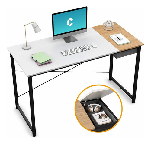 Escritorio De Computadora De Escritorio Simple Y Moderno