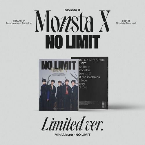 Monsta X No Limit Limited Edition Asia Import Cd