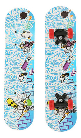 Patineta Infantil Skate 60 X 15 Cm Graffiti