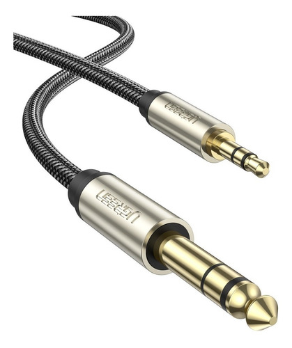 Ugreen Cable Audio Pro P2 3,5 mm P/ P10 6,35 mm Estéreo de 5 m