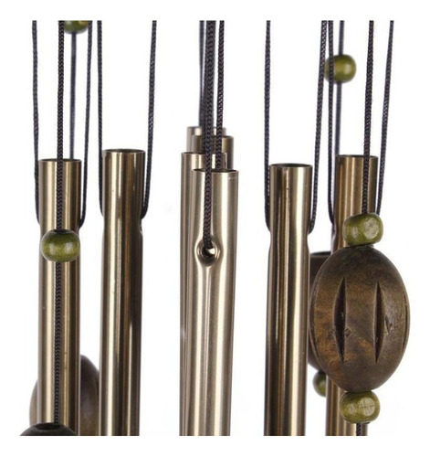 Carillón Campanas Viento De Metal C8 Tubos Para Decoración