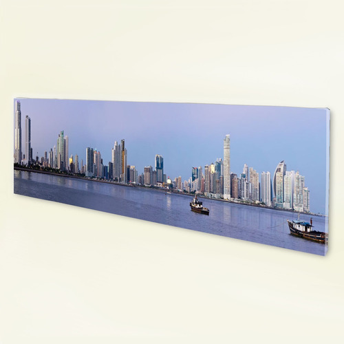 Cuadro Lienzo Panama Medidas 120 X 30 Cm Foto Canvas