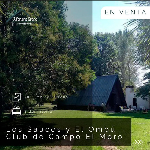 Excelente Terreno Con Casa Alpina En Venta En Club De Campo El Moro, Marcos Paz