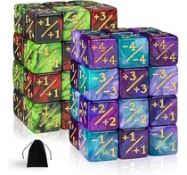 Comprar 48 Piezas Mtg Dados Contadores Toke Dados Glitter Dados S...