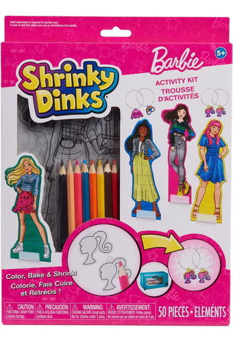 Shrinky Dinks Kit De Arte Y Manualides Caricaturas 3 Modelos
