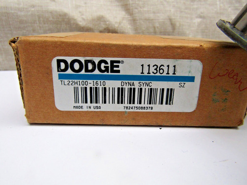 Dodge 113611 Tl22h100-1610 Dyna Sync Timing Belt Pulley Jje
