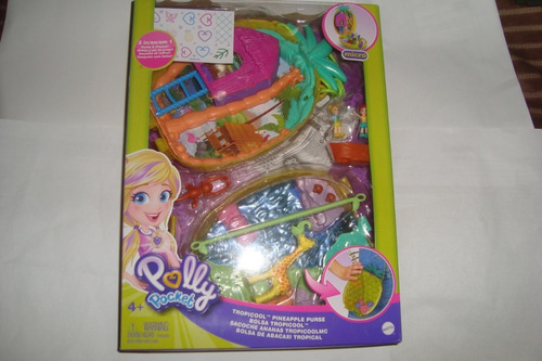 Polly Pocket Bolsa Tropical Forma Piña Set Micro