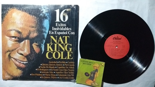 Nat King Cole 16 Exitos En Español Lp Seminuevo De Coleccion