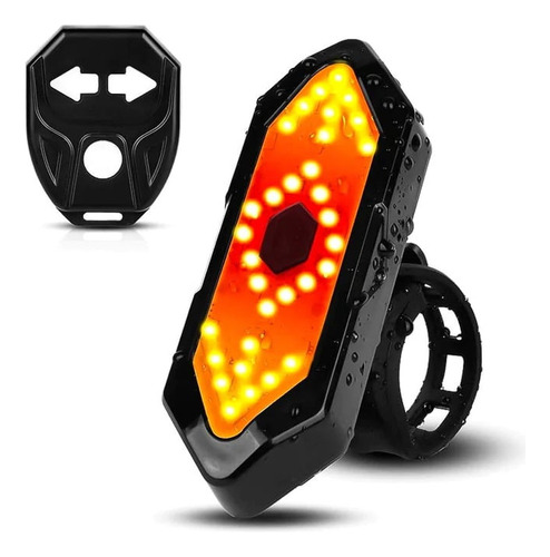 Luz Trasera De Bicicleta Con Carga Usb, Luz Nocturna, Luz De