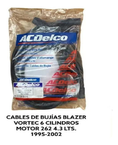 Cables Bujias Chevrolet Blazer Vortec 6 Cil 262 4.3 95-02