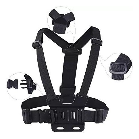 Gopro 5 Suporte Peito Cinta Peitoral Action Sports Acessorio