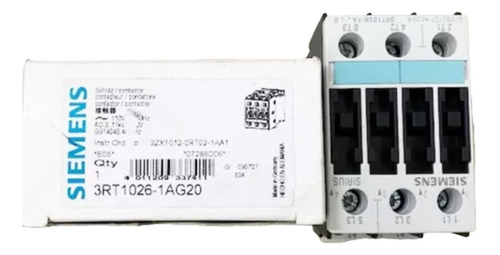 Contactor Siemens 3rt1026-1ag20.  11kw