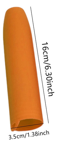 2 Funda Para Mango De Olla Con Aislamiento Térmico Naranja