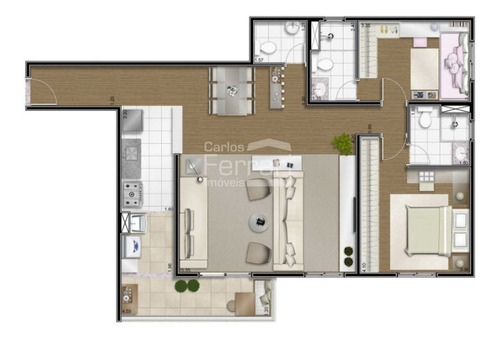 Imagem 7 de 15 de Apartamento Na Casa Verde!!sacada Gourmet! - Cf21386