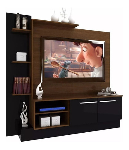 Centro De Entretenimiento Mueble Rack Tv  Hasta 55 Pulgadas 