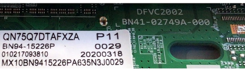 Kit Samsung Bn94-15226p Bn44-01064a Qn75q7dtafxza Fb02 (Usado)