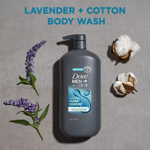 Jabon Liquido Dove Men+care Clean Comfort Hydrating 887 Ml