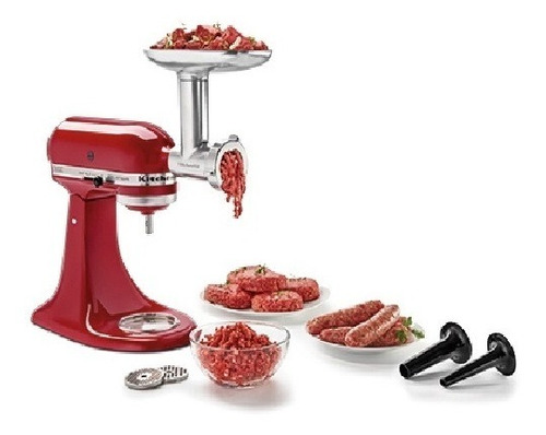 Accesorio Molino Metálico De Carne Kitchenaid Nuevo Sellado 