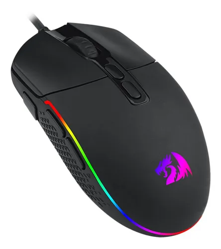 Mouse Gamer Redragon Invader M719 Rgb 10000 Dpi 8 Botones