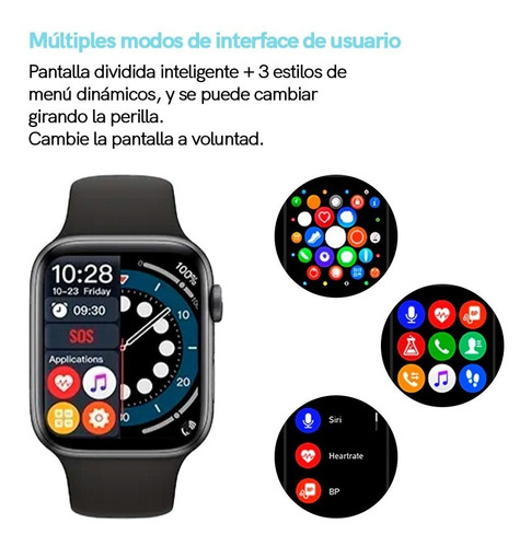 Smartwatch Reloj Inteligente U98 Plus Presión Deportivo