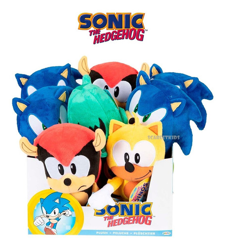 Imagen 3 de 6 de Peluche Sonic The Hedgehog Original Elige Tu Modelo Scarlet