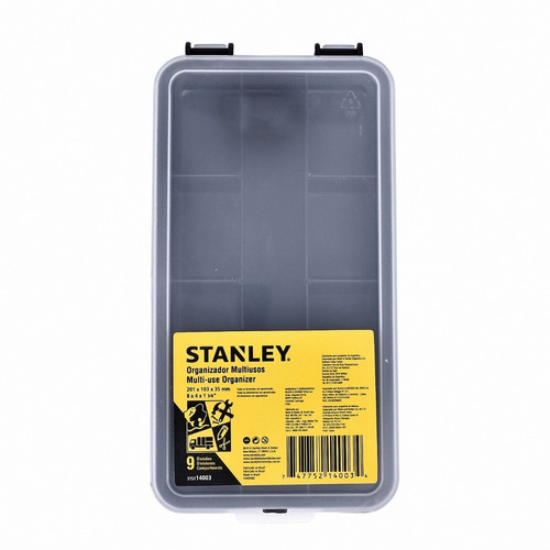 Gavetero Organizador Stanley Sortmaster 9 Divisiones 14003