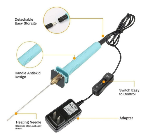 Y T Cortador Eléctrico De Espuma De Cuchillo Caliente, 10 Cm