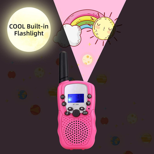 ..radio Walkie Talkie Para Niños Con 22 Canales 3 Millas 2 P