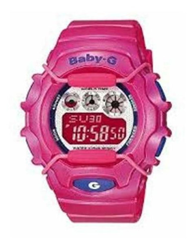 Reloj Mujer Casio Baby G Pink Color Resin Band Digital Bg-10