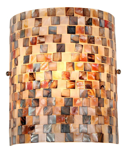 Chloe Ch3cd28bc08-ws1 Aplique De Pared De Mosaico Shelley, 9