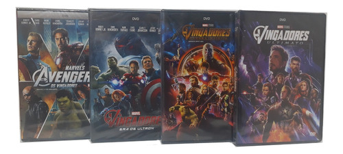 Dvd Coleção Vingadores (4 Filmes) - Original E Lacrado