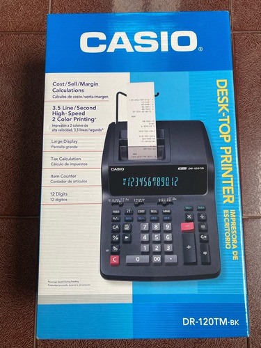 Calculadora Con Lmpresora Dr-120tm