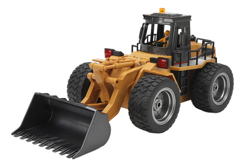 Topadora Pushdozer De 9 Canales De Aleación 1:18 De 2,4 Ghz