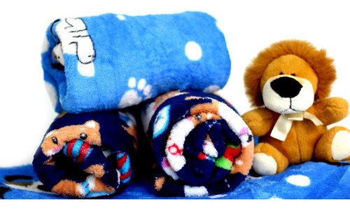 Manta Pra Pet Kit 2 Coberta Macia Para Cachorros E Gatos