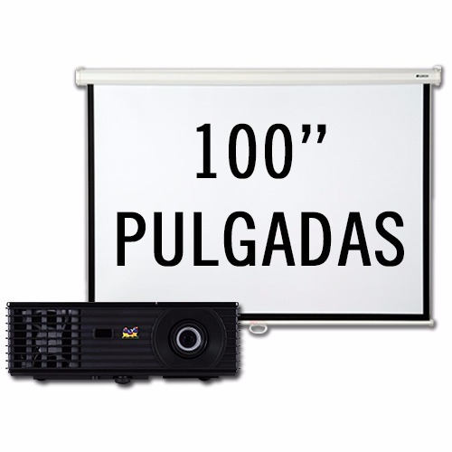 Pantalla Loch 100 Pulgadas + Proyector Viewsonic Pjd6543w