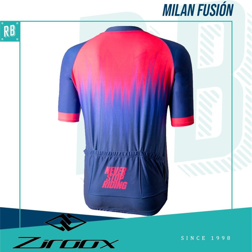 Imagen 2 de 10 de Jersey Remera Ciclismo Dama Ziroox Milan - Racer Bikes