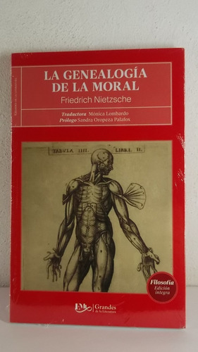 Genealogia De La Moral  Federico Nietzsche Libro