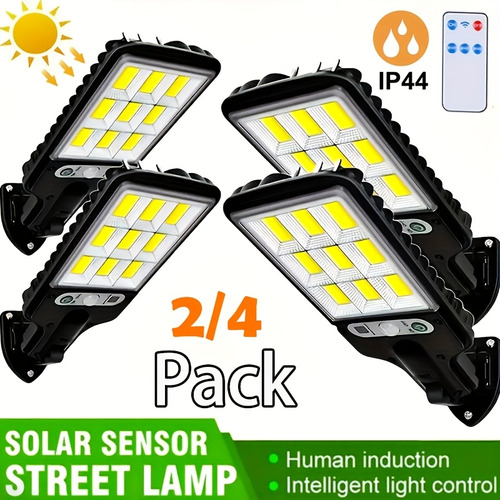 Sensor Humano De Luz De Seguridad Solar Cob, 3 Modos
