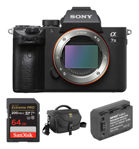 Kit Sony Alpha A7 Iii Cámara Digital Sin Espejo Con Accesor