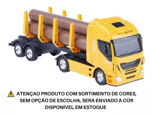 Brinquedo Caminhão Tora Hi Way Iveco Verde