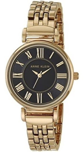 Reloj Mujer 30 Mm | Anne Klein Ak/2158bkgb | Original Color de la correa Dorado Color del bisel Dorado Color del fondo Negro