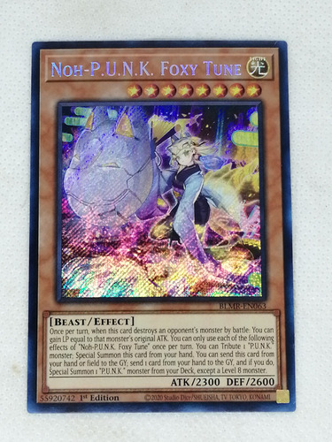 Noh-p.u.n.k. Foxy Tune Secret Yugioh